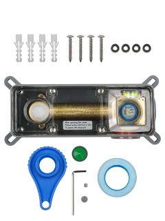 Встраиваемый смеситель для раковины Wonzon & Woghand WW-88869017-BG брашированное золото